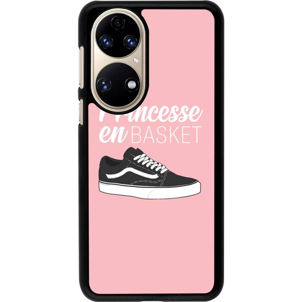 Coque Huawei P50 - princesse en basket