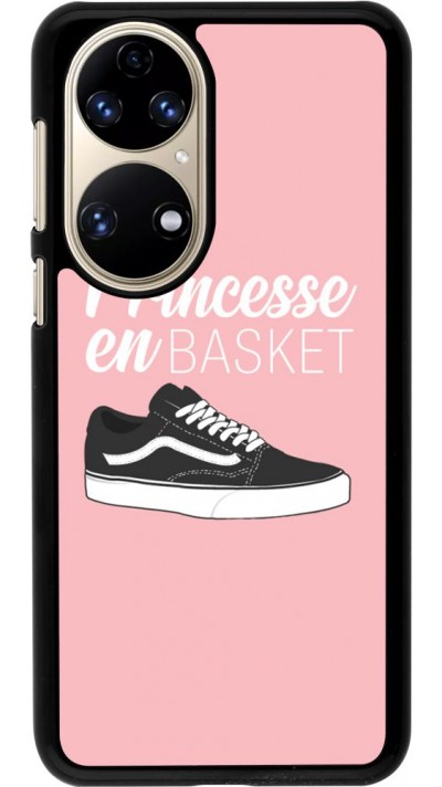 Coque Huawei P50 - princesse en basket