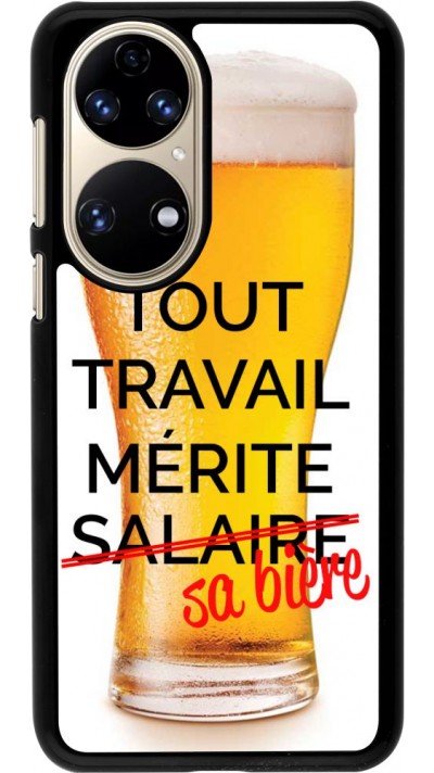 Coque Huawei P50 - Tout travail mérite sa bière