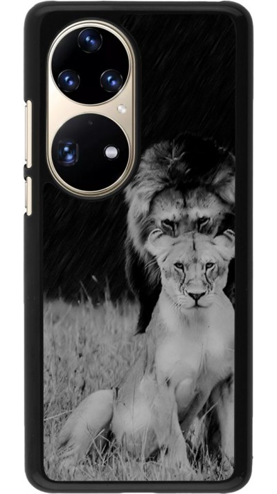 Hülle Huawei P50 Pro - Angry lions