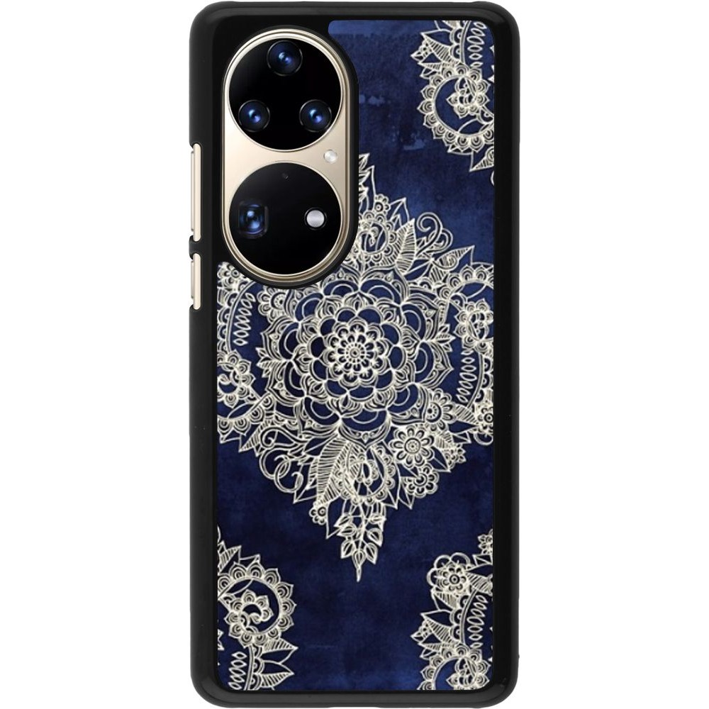 Coque Huawei P50 Pro - Cream Flower Moroccan