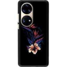 Hülle Huawei P50 Pro - Dark Flowers