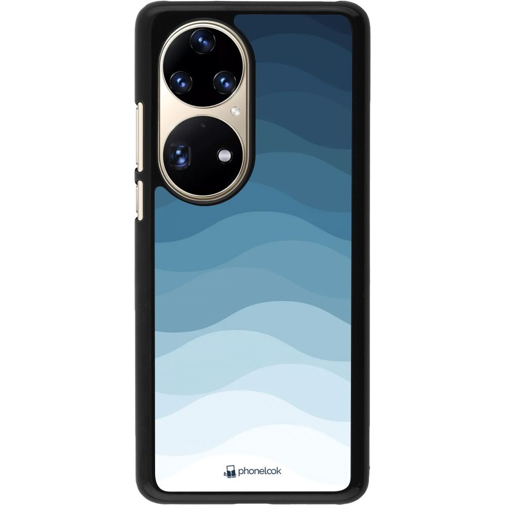 Coque Huawei P50 Pro - Flat Blue Waves