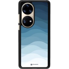 Coque Huawei P50 Pro - Flat Blue Waves