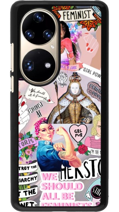 Coque Huawei P50 Pro - Girl Power Collage