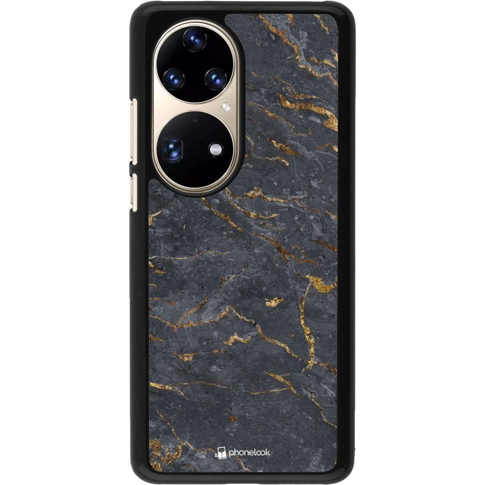 Hülle Huawei P50 Pro - Grey Gold Marble