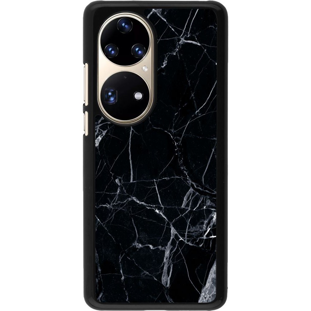 Coque Huawei P50 Pro - Marble Black 01