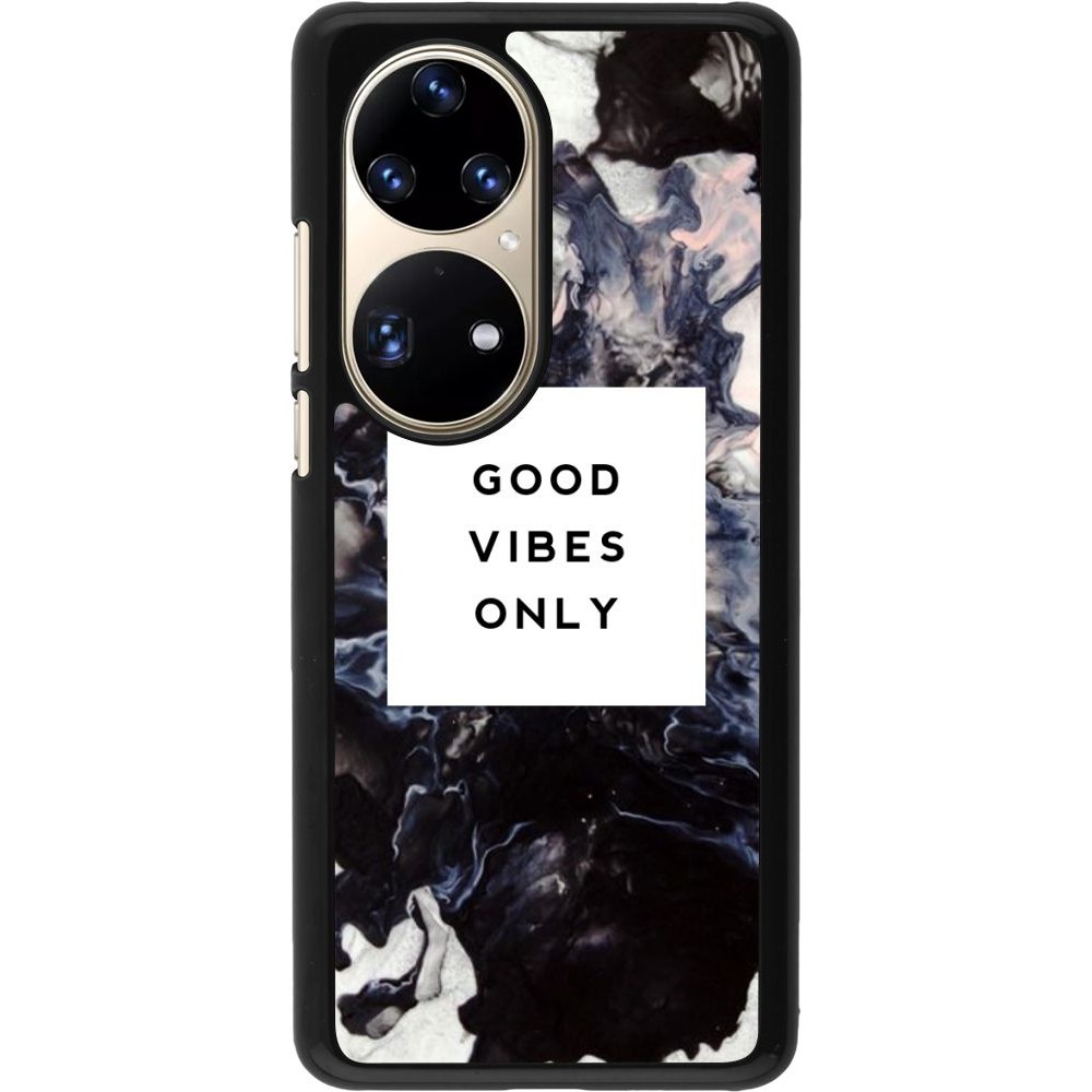 Hülle Huawei P50 Pro - Marble Good Vibes Only