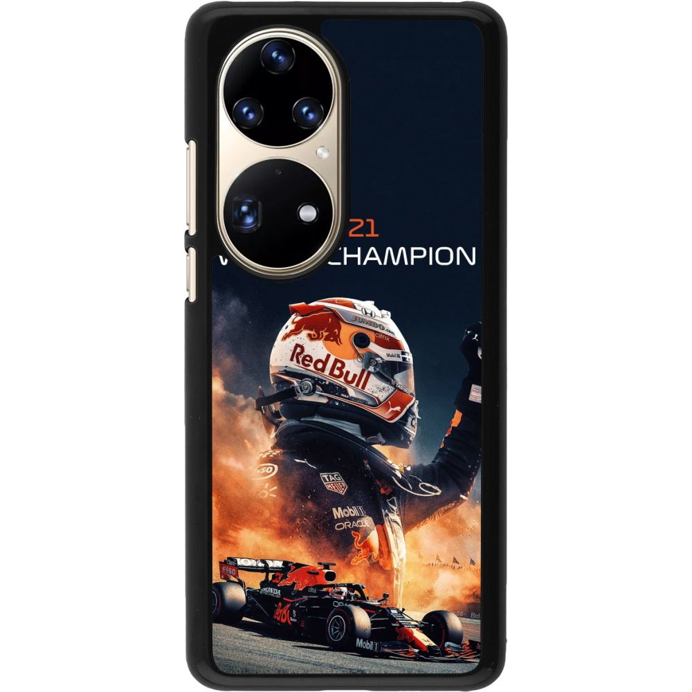 Hülle Huawei P50 Pro - Max Verstappen 2021 World Champion