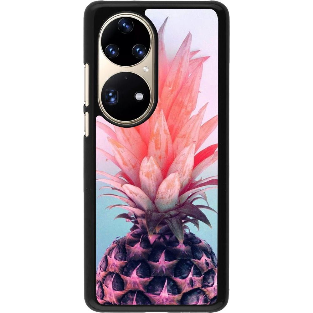 Coque Huawei P50 Pro - Purple Pink Pineapple