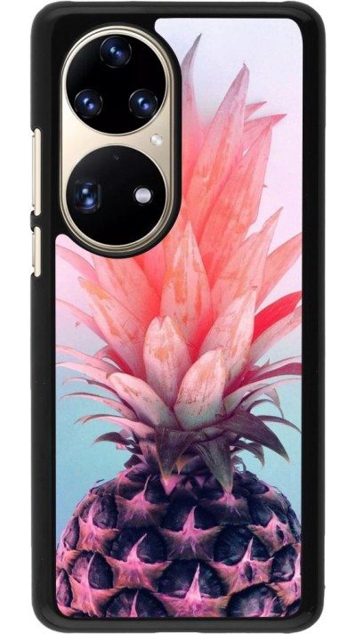 Coque Huawei P50 Pro - Purple Pink Pineapple