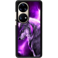 Coque Huawei P50 Pro - Purple Sky Wolf