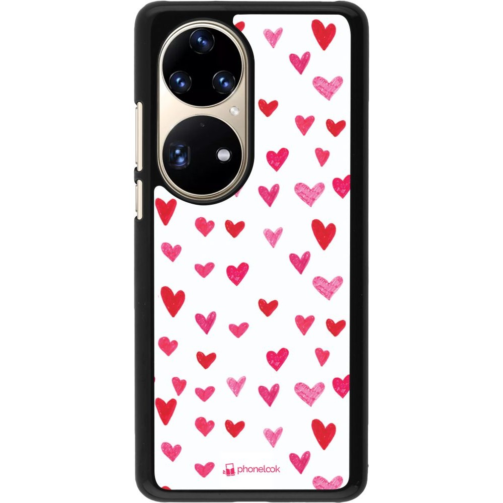 Coque Huawei P50 Pro - Valentine 2022 Many pink hearts