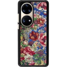 Coque Huawei P50 Pro - Vintage Art Flowers