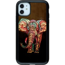 Coque iPhone 11 - Hybrid Armor noir Elephant 02