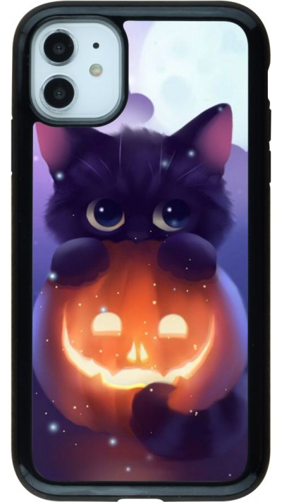 Coque iPhone 11 - Hybrid Armor noir Halloween 17 15