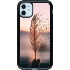 Hülle iPhone 11 - Hybrid Armor schwarz Hello September 11 19