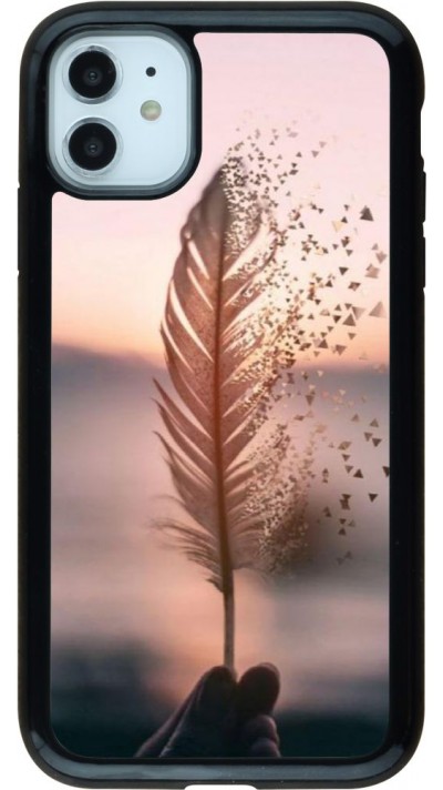 Coque iPhone 11 - Hybrid Armor noir Hello September 11 19