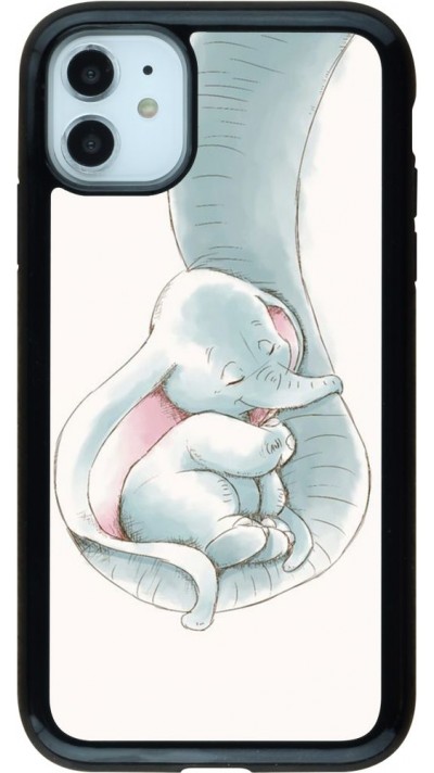 Coque iPhone 11 - Hybrid Armor noir Mom 1903