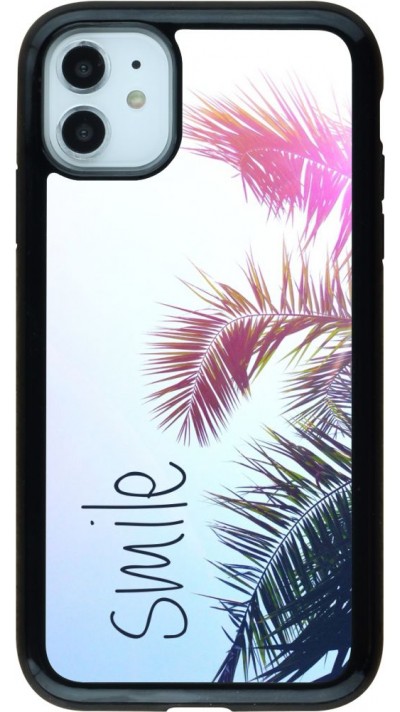 Coque iPhone 11 - Hybrid Armor noir Smile 05