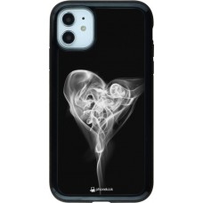 Hülle iPhone 11 - Hybrid Armor schwarz Valentine 2022 Black Smoke