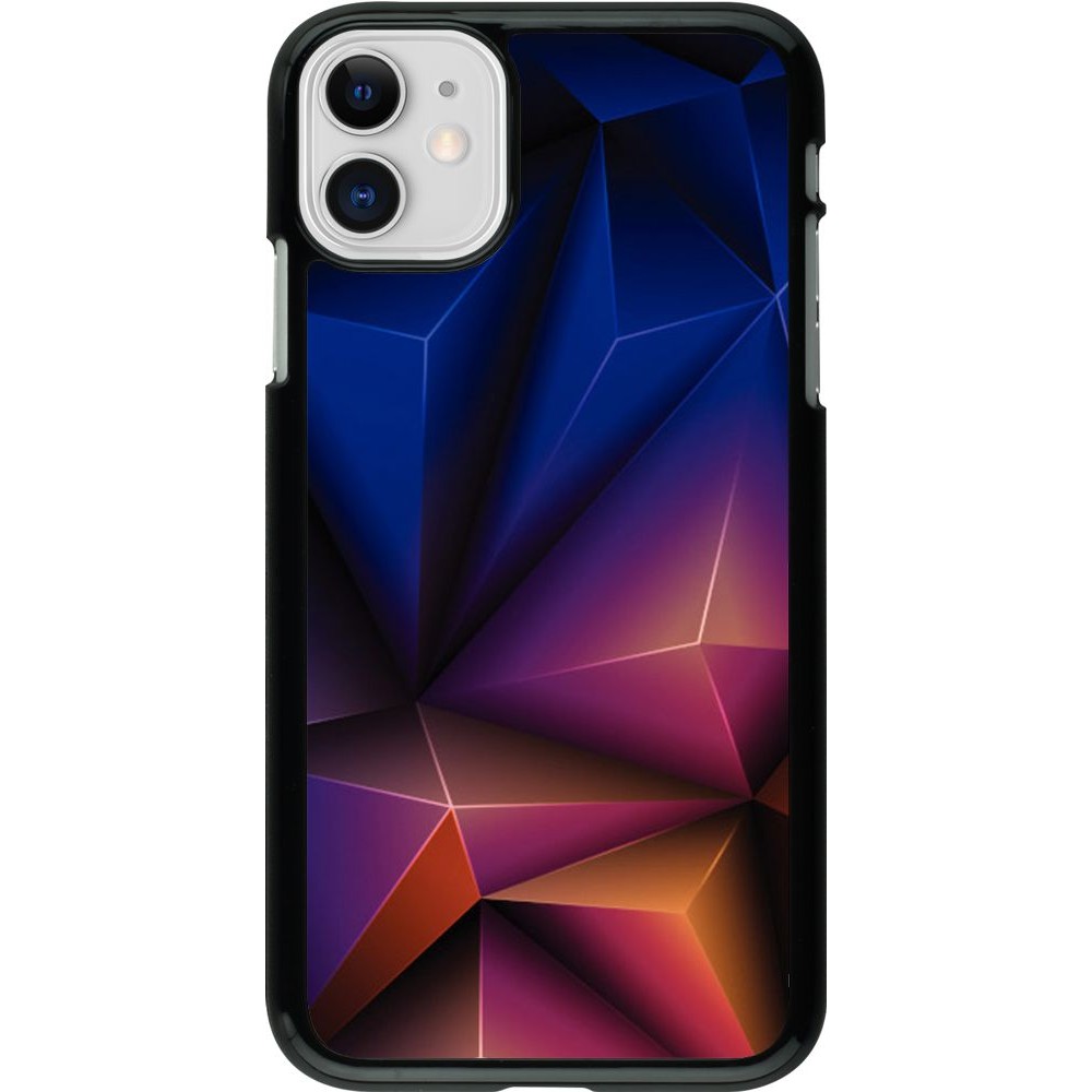 Coque iPhone 11 - Abstract Triangles 