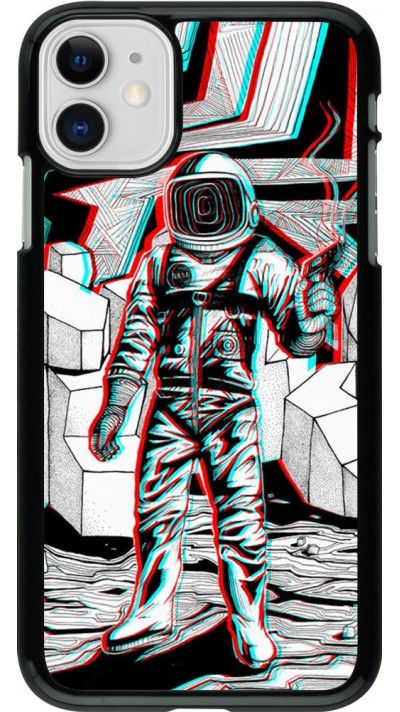 Coque iPhone 11 - Anaglyph Astronaut