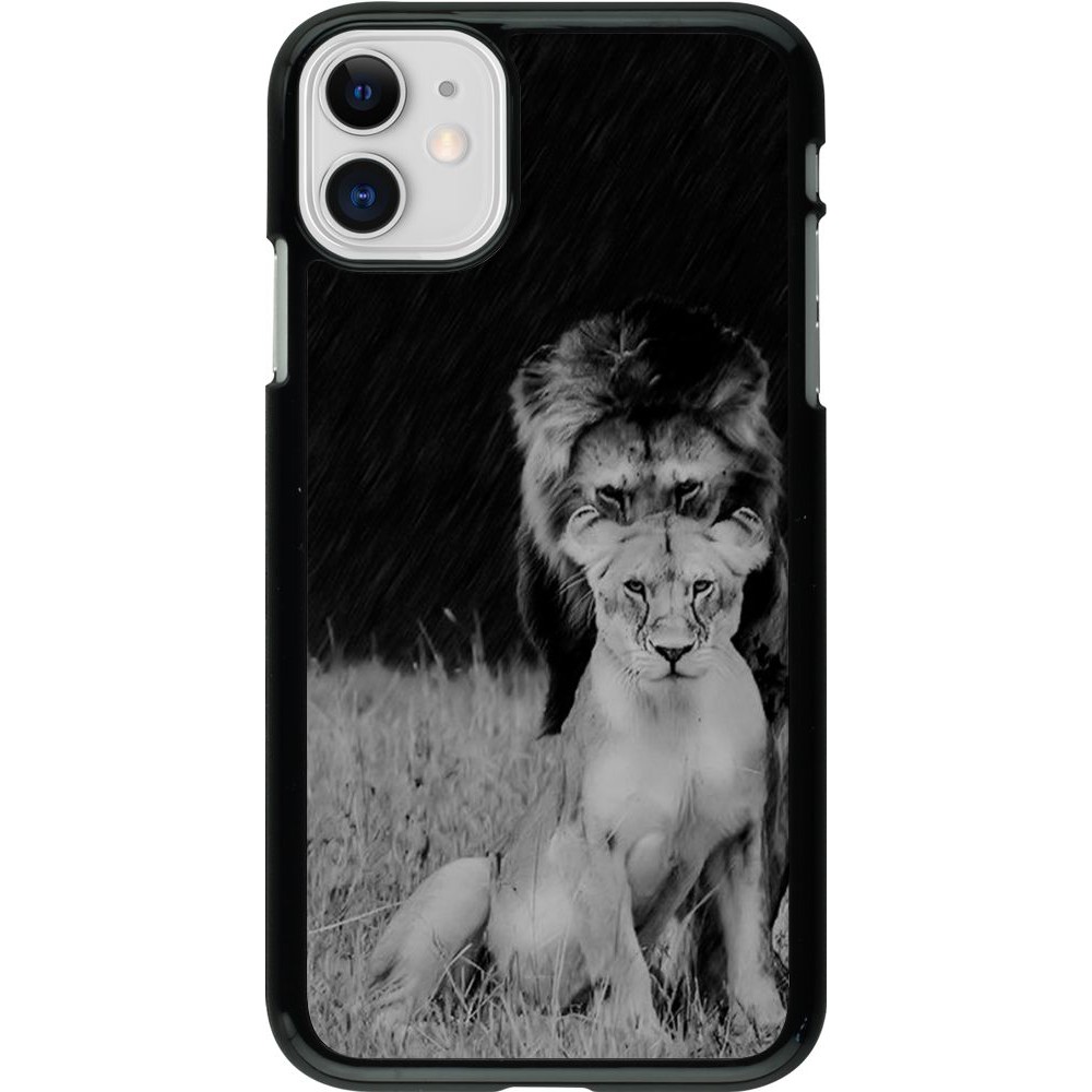 Coque iPhone 11 - Angry lions