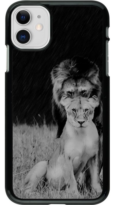 Coque iPhone 11 - Angry lions