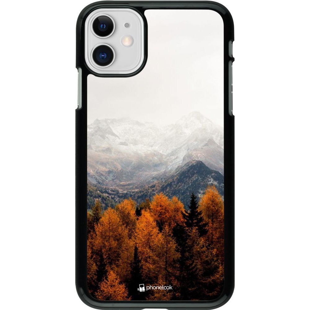 Coque iPhone 11 - Autumn 21 Forest Mountain