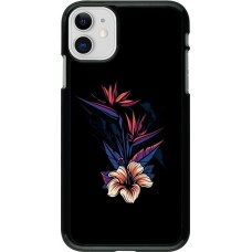 Coque iPhone 11 - Dark Flowers