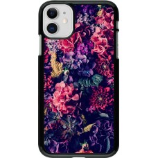 Hülle iPhone 11 - Flowers Dark