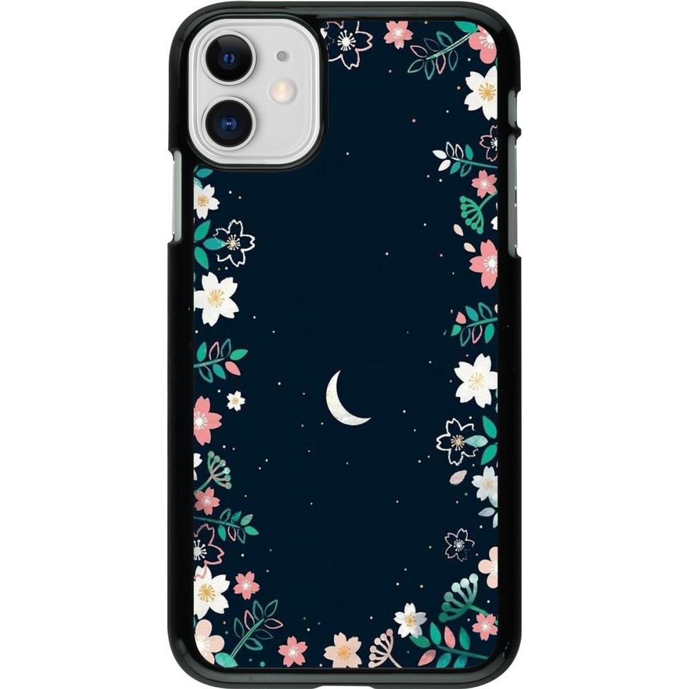 Coque iPhone 11 - Flowers space