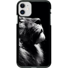 Coque iPhone 11 - Lion looking up