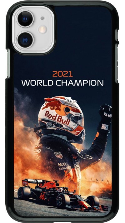 Hülle iPhone 11 - Max Verstappen 2021 World Champion