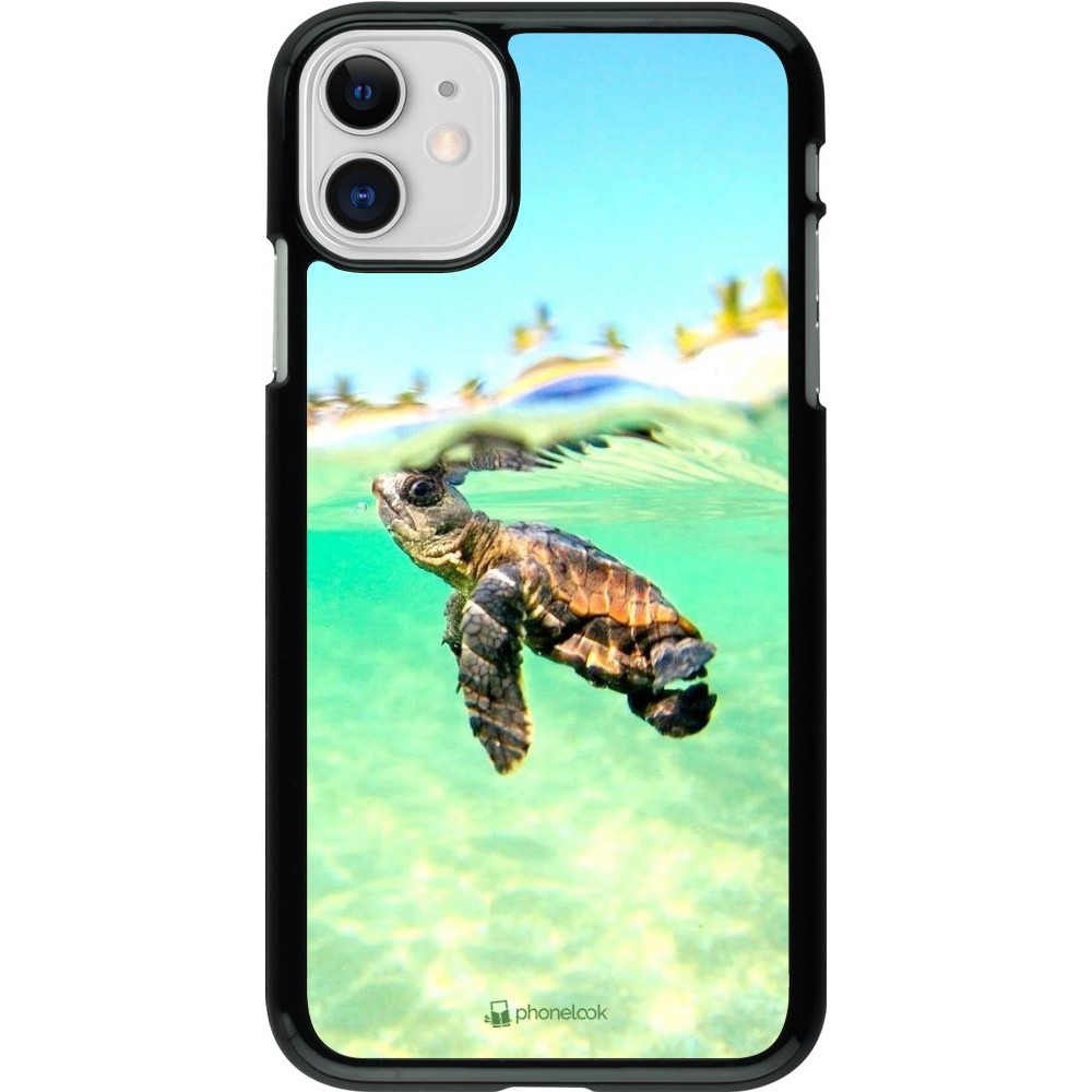 Coque iPhone 11 - Turtle Underwater