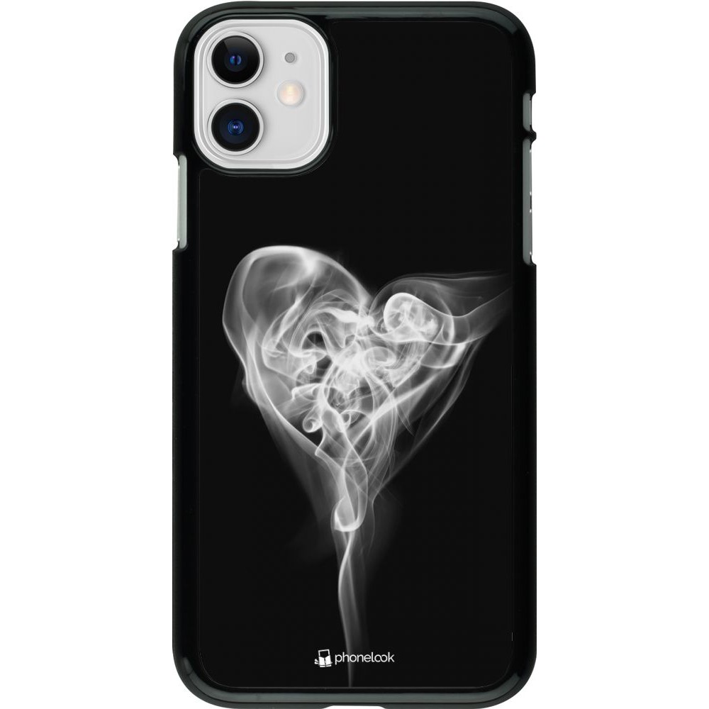Coque iPhone 11 - Valentine 2022 Black Smoke