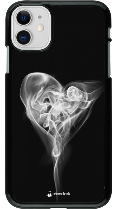 Coque iPhone 11 - Valentine 2022 Black Smoke