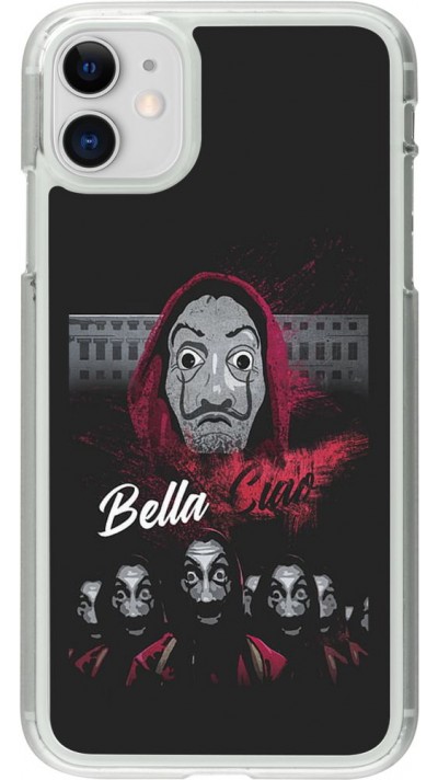 Coque iPhone 11 - Plastique transparent Bella Ciao