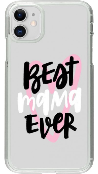 Coque iPhone 11 - Plastique transparent Best Mom Ever 1