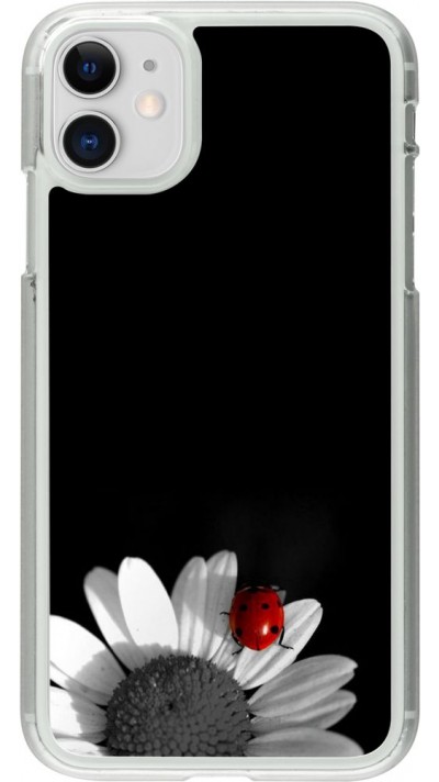 Coque iPhone 11 - Plastique transparent Black and white Cox
