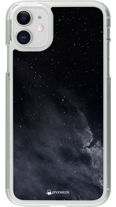 Coque iPhone 11 - Plastique transparent Black Sky Clouds