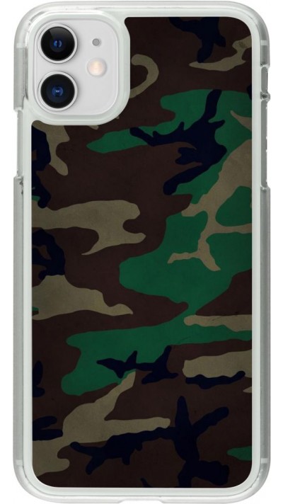 Coque iPhone 11 - Plastique transparent Camouflage 3