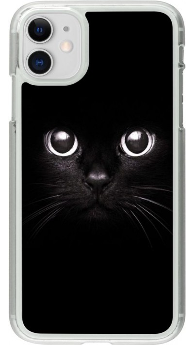 Coque iPhone 11 - Plastique transparent Cat eyes
