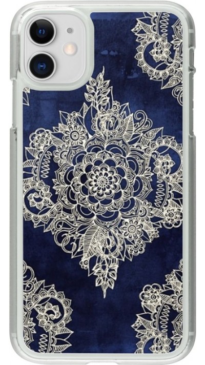 Coque iPhone 11 - Plastique transparent Cream Flower Moroccan
