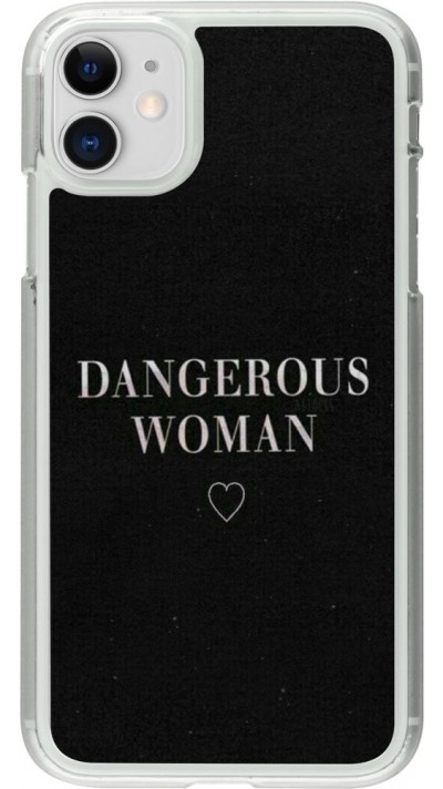Coque iPhone 11 - Plastique transparent Dangerous woman