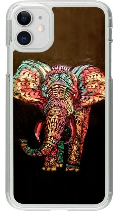 Coque iPhone 11 - Plastique transparent Elephant 02