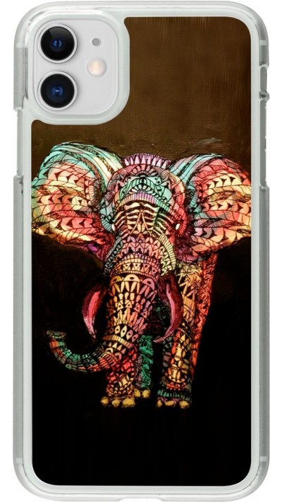 Coque iPhone 11 - Plastique transparent Elephant 02
