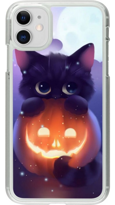 Coque iPhone 11 - Plastique transparent Halloween 17 15