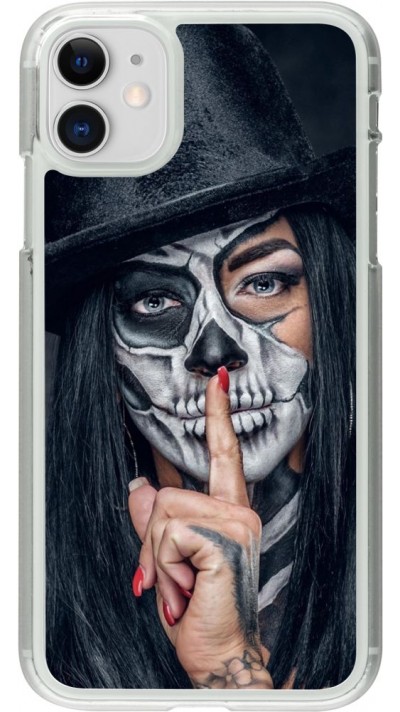 Coque iPhone 11 - Plastique transparent Halloween 18 19